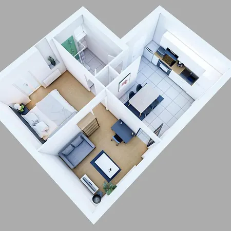 Hyper Center - 10'st Nazaire Apartmán